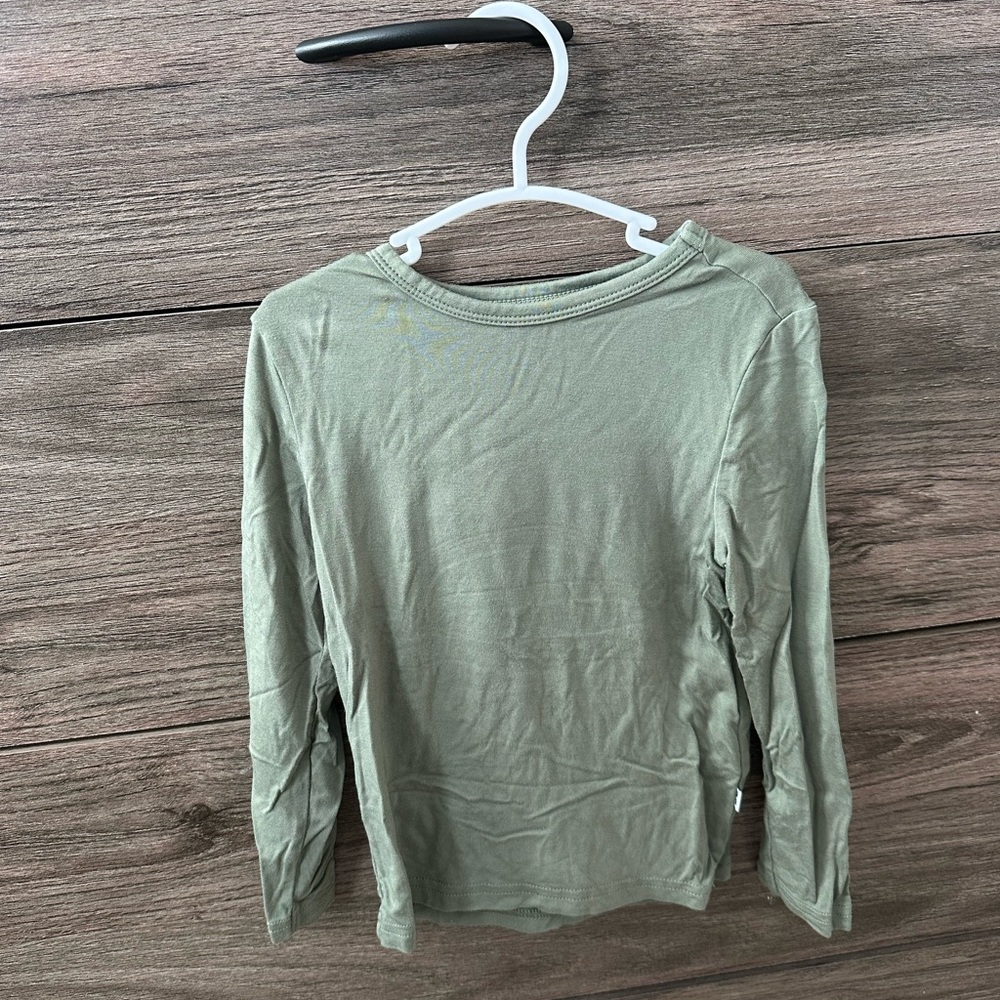 Little sleepies Green Long Sleeve Shirt